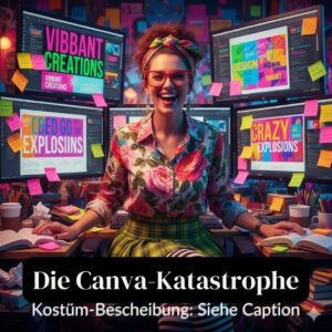 Die Canva-Katastrophe: Halloween Coaches Trainerinnen Marketing Coaching Bubble Bullsh*it Bingo Kostüm-Ideen