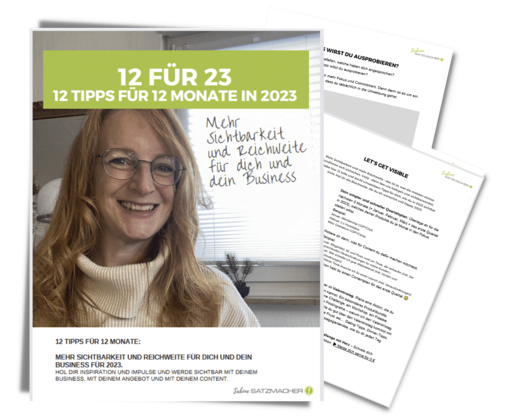 12 Schreibtipps für 2023 für mehr Sichtbarkeit und Reichweite