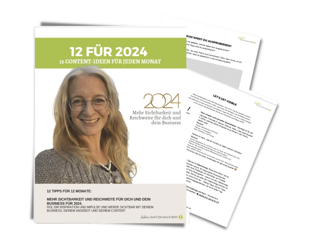 12 Schreibtipps für 2024 für mehr Sichtbarkeit und Reichweite: Content und Marketing für 2024