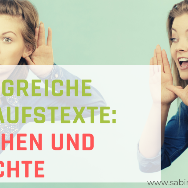 Gute Verkaufstexte schreiben: Mythen und Gerühchte im Onlinemarketing und in der Werbung