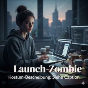 Launch-Zombi: Halloween Coaches Trainerinnen Marketing Coaching Bubble Bullsh*it Bingo Kostüm-Ideen