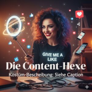 Die Content-Hexe: Halloween Coaches Trainerinnen Marketing Coaching Bubble Bullsh*it Bingo Kostüm-Ideen