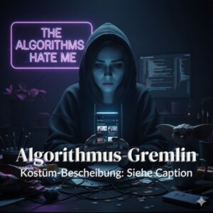 Algorhythmus-Gremlin: Halloween Coaches Trainerinnen Marketing Coaching Bubble Bullsh*it Bingo Kostüm-Ideen