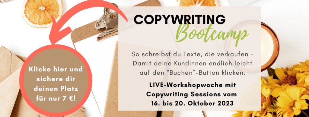 Copywriting Bootcamp Fakten: 10 Dinge, die du noch nicht weißt