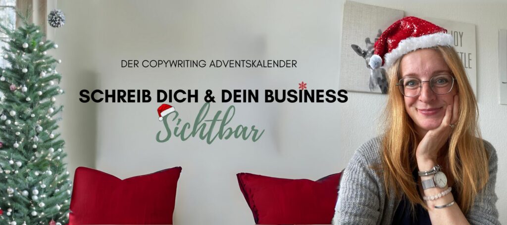 Copywriting Adventskalender: Texte schreiben für Newsletter, Social Media und Content Marketing