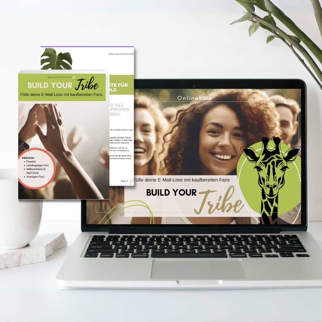 build your tribe, e-mail-liste aufbauen, Subscriber gewinnen, Willkommens-E-mail-Serie, Email-Sequenz, Landingpage