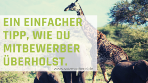 Bessere Texte schreiben für deine Website mit den Giraffentricks