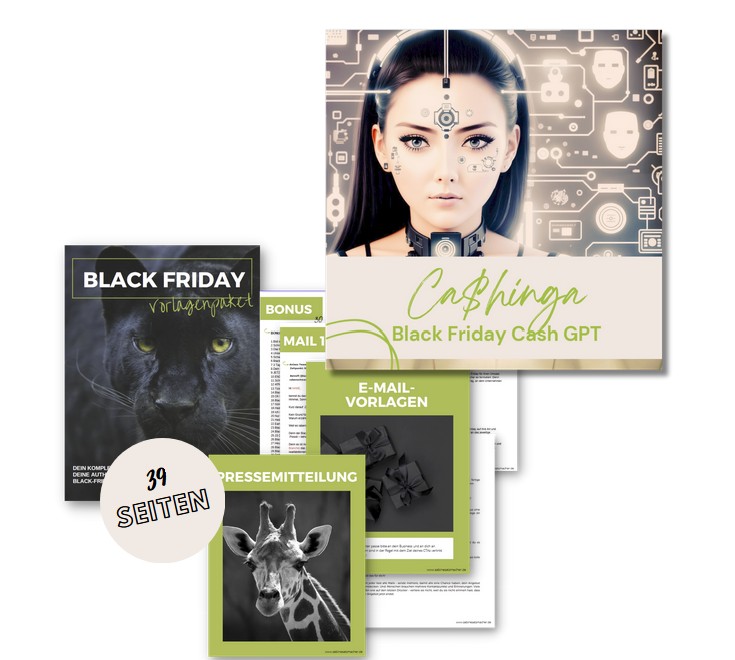 Black Friday Angebot für Coaching Business GPT Textvorlagen Dienstleister
