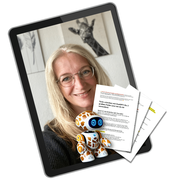 Texte schreiben mit KI und ChatGPT - 3 Fehler - Copywriting Guide