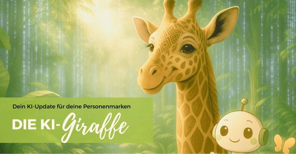 KI-Tipps für Personal Branding Copywriting und Marketing für Coaches und Dienstleisterinnen, KI Giraffe