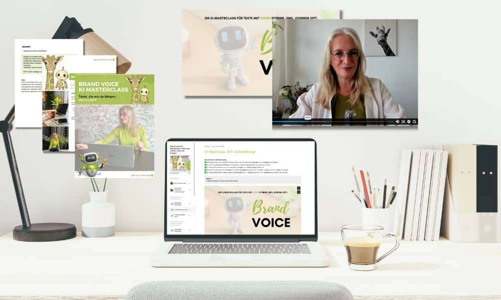 Brand Voice: KI Masterclass für Onlinebusiness Personenmarken mit Custom GPT