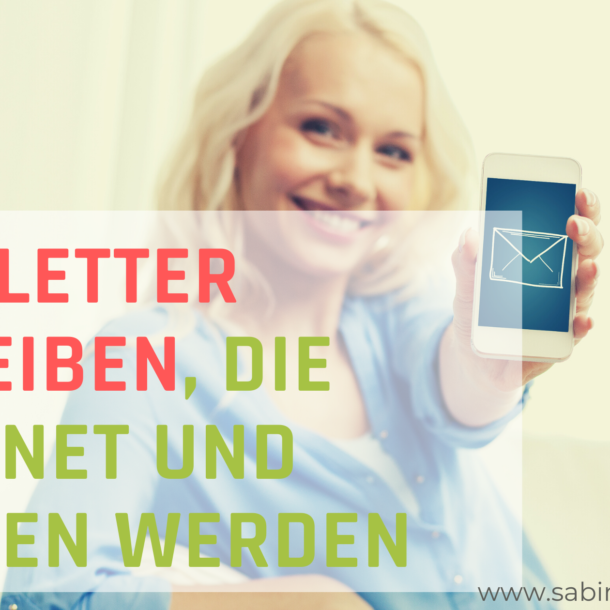 Newsletter schreiben, die geöffnet und gelesen werden