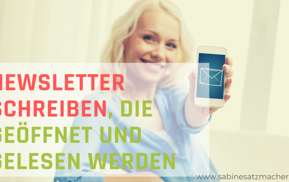 Newsletter schreiben, die geöffnet und gelesen werden