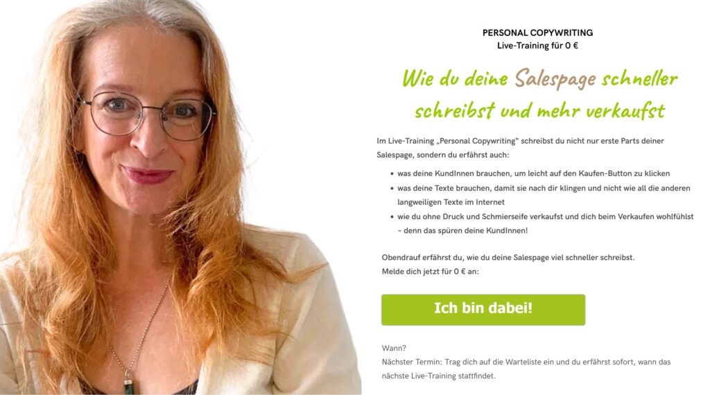 Personal Copywriting: Wie du bessere Texte schreiben und mehr Kunden gewinnen kannst. Live-Workshop für 0 €.