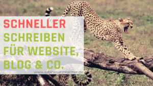 Schneller schreiben für Blog, Website, Newsletter und Co