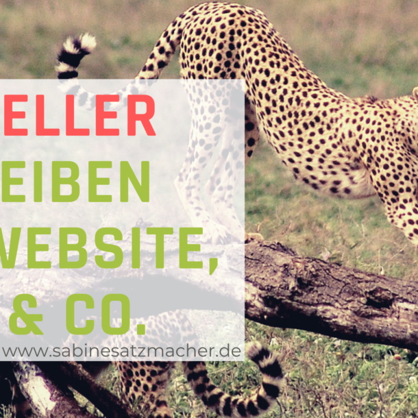 Schneller schreiben für Blog, Website, Newsletter und Co