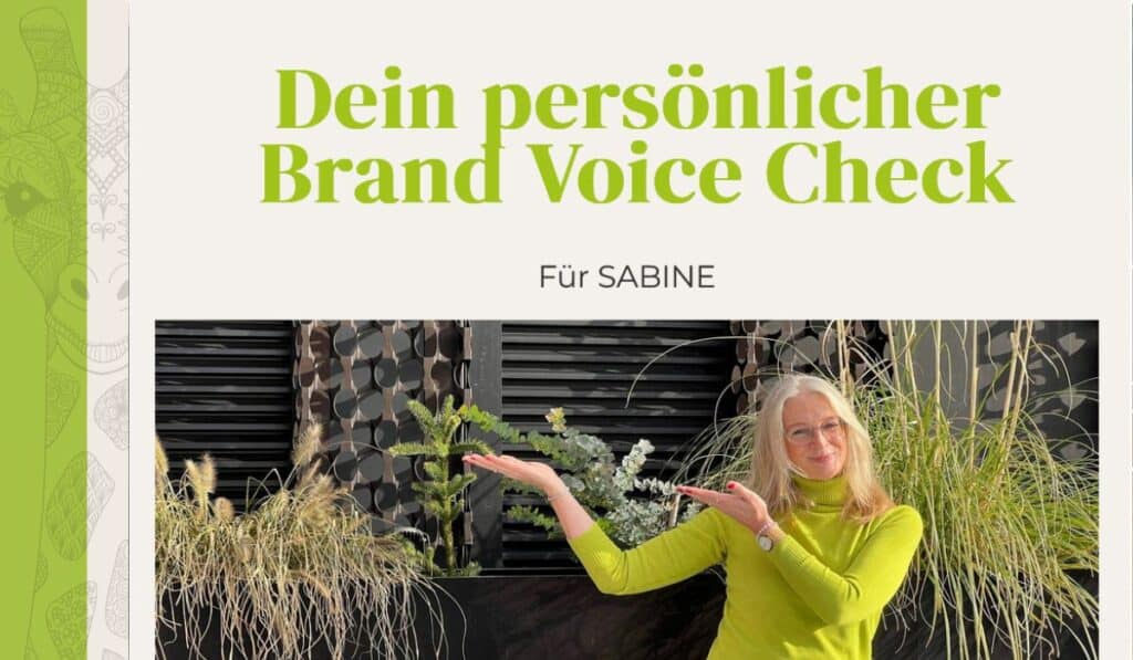 Marken- und Textcheck - Markensprache, Messaging, Personenmarken.