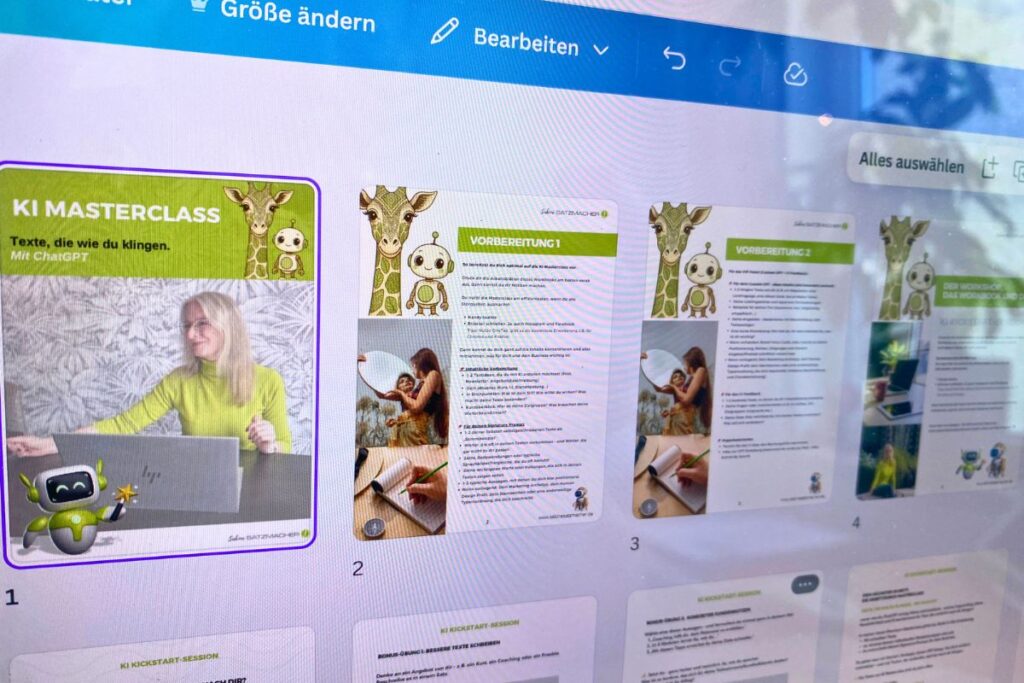 KI-Masterclass: Vorbreitungen Workbook für Texte schreiben, die wie du klingen - mit ChatGPT 